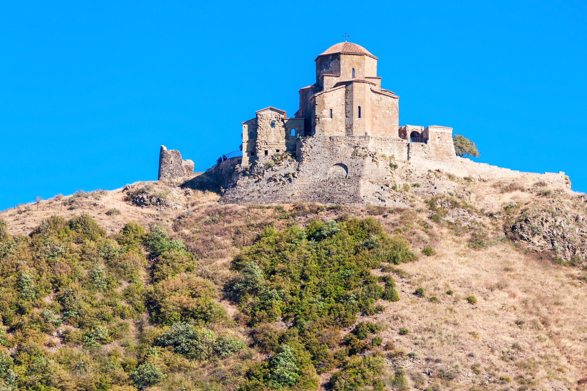 Jvari Monastery above Mtskheta — 6th-century church and UNESCO site with breathtaking views of the Aragvi and Mtkvari rivers’ confluence